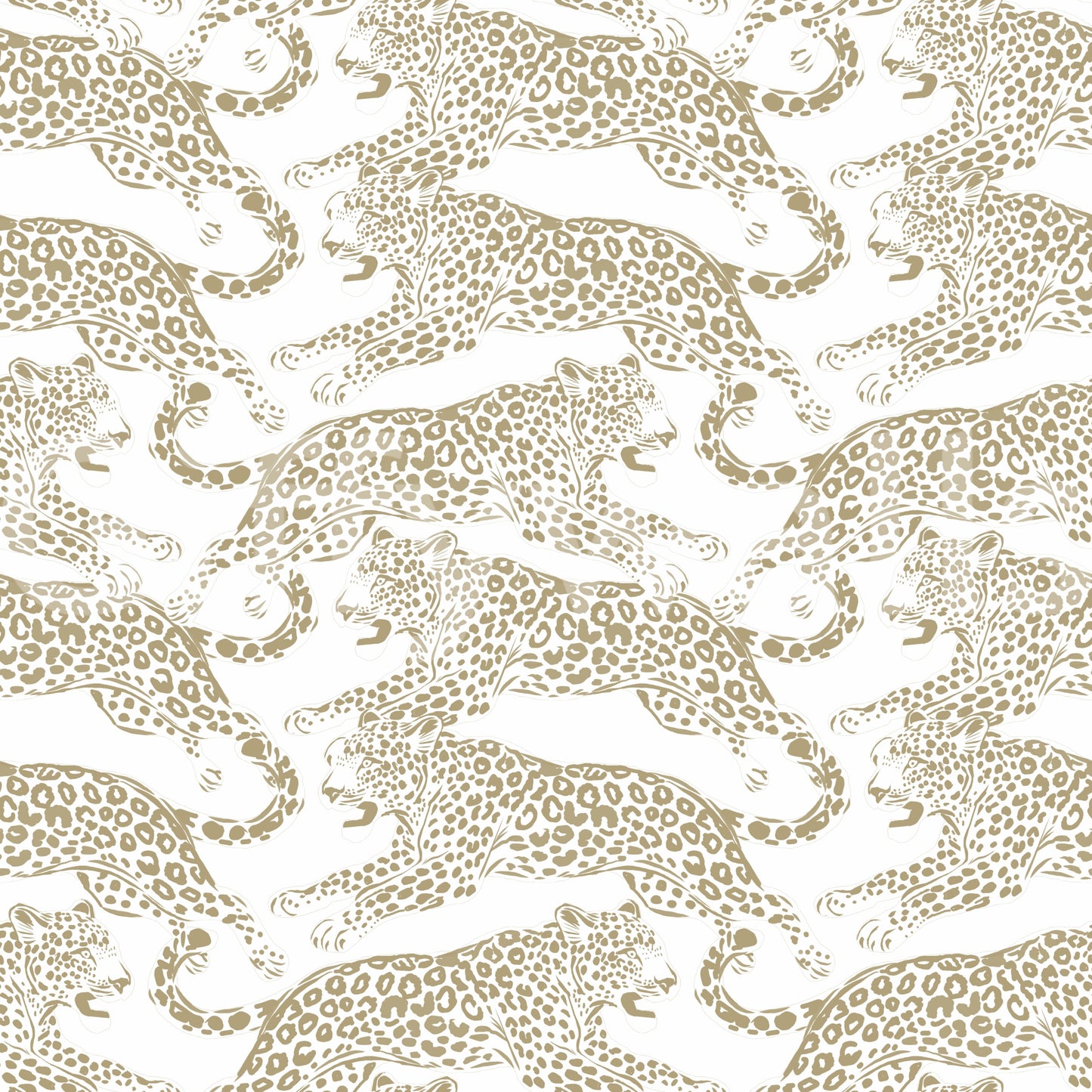 Golden Leopard Dash Wallpaper