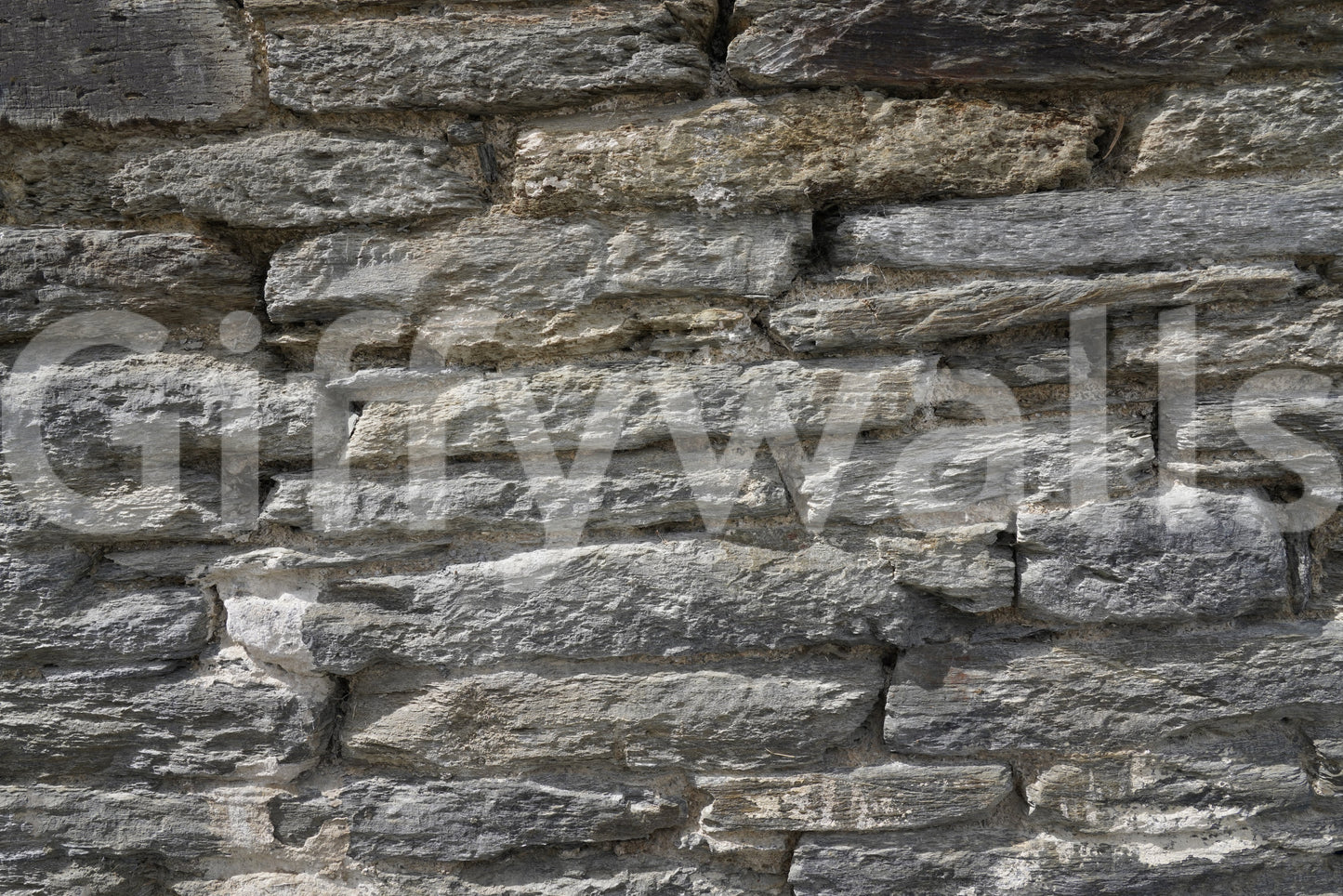 Gray Stone Wall Texture Wall Mural -2566578