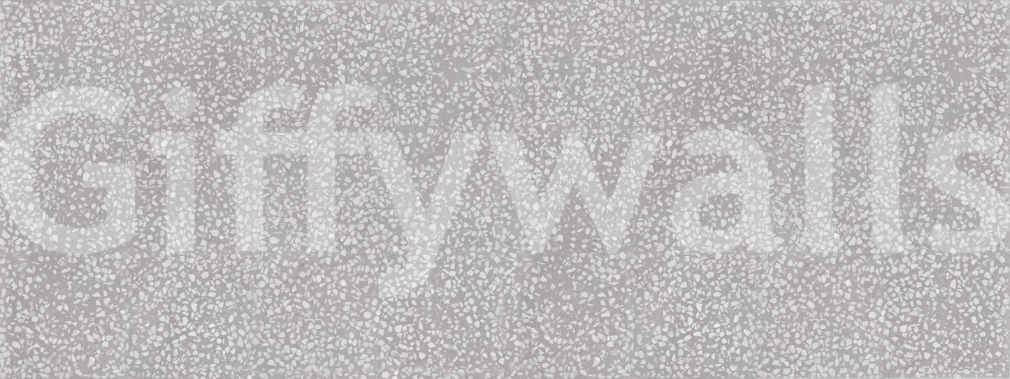 Fine Grey Terrazzo particles wallpaper excellent background texture.