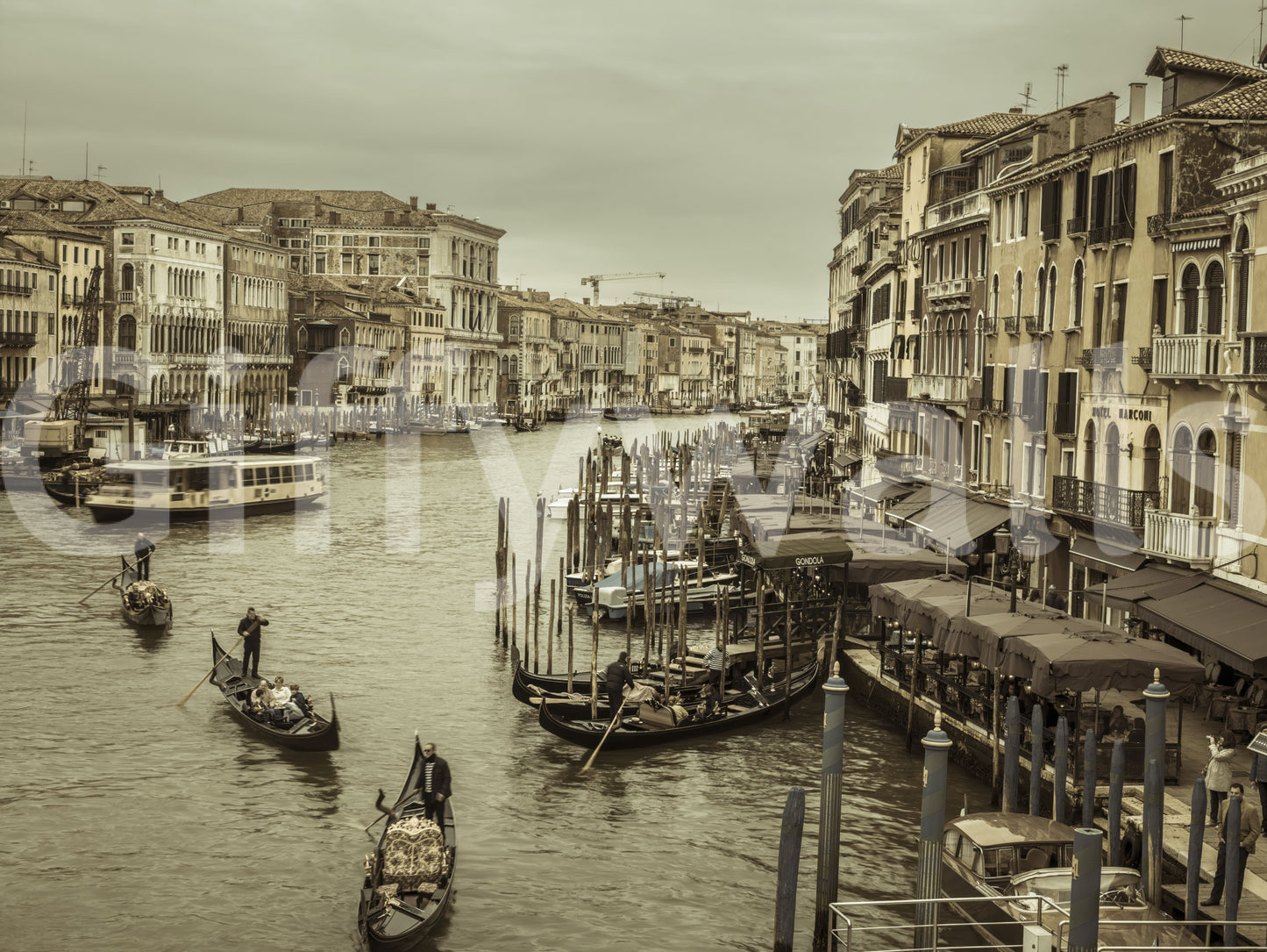 Captivating Historic Grand Canal design, beautiful historical wallpaper.