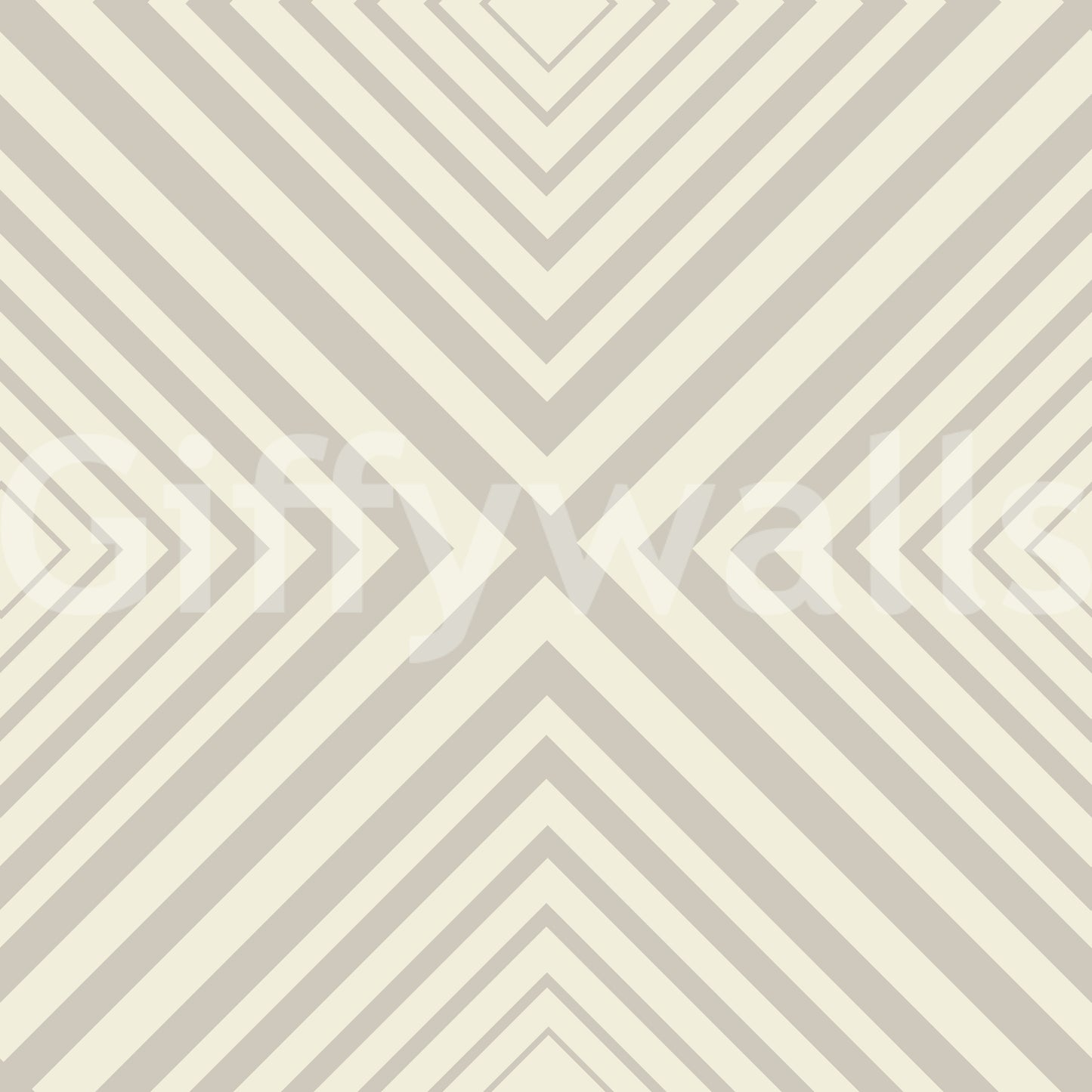 Exquisite chevron wall mural, crisp intersecting lines, appealing minimalist aesthetic.