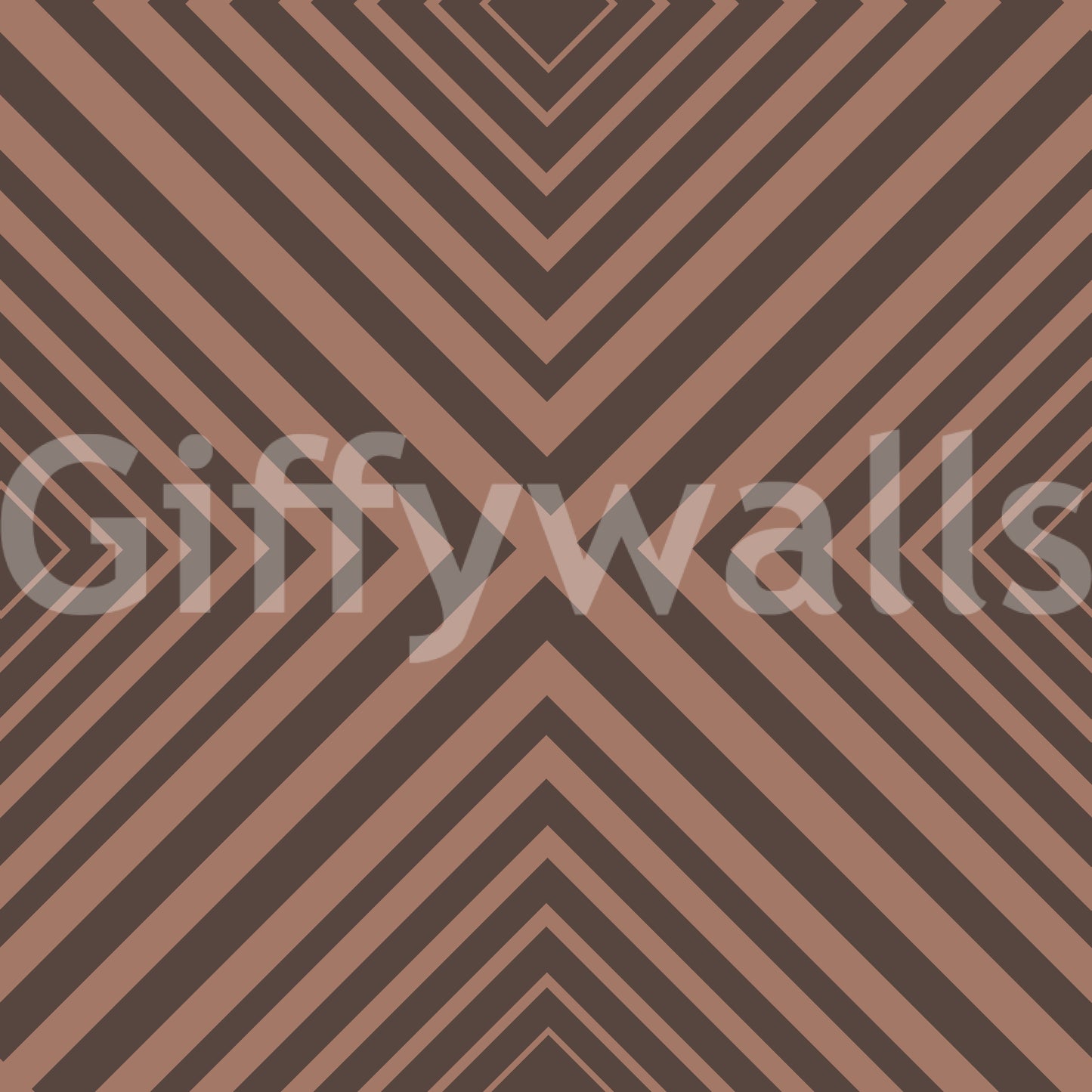 Terra Lines wall mural product, deep brown stripes, stylish room application.