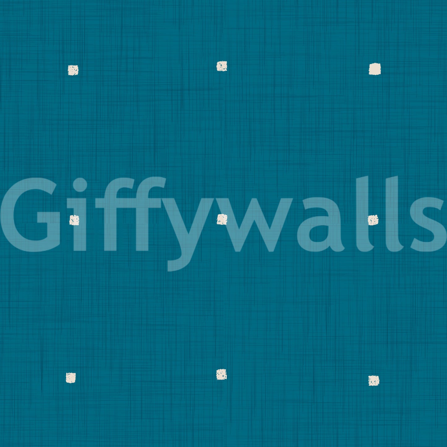 Simple Grid pattern Teal texture wall covering look.