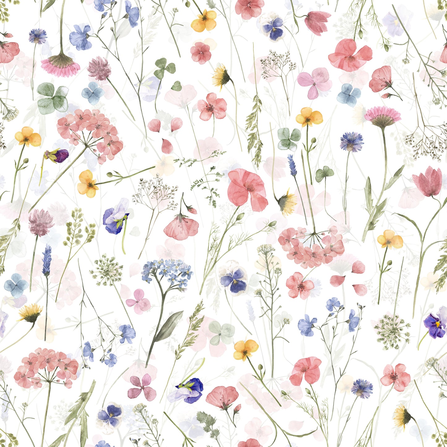 Wildflower Waltz Wallpaper