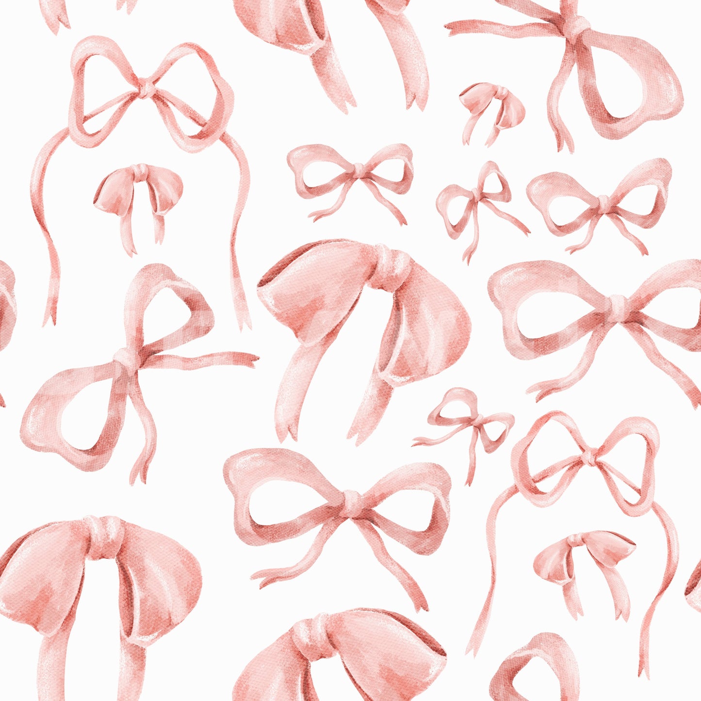 Adorable pink feminine ribbon wallpaper pattern.
