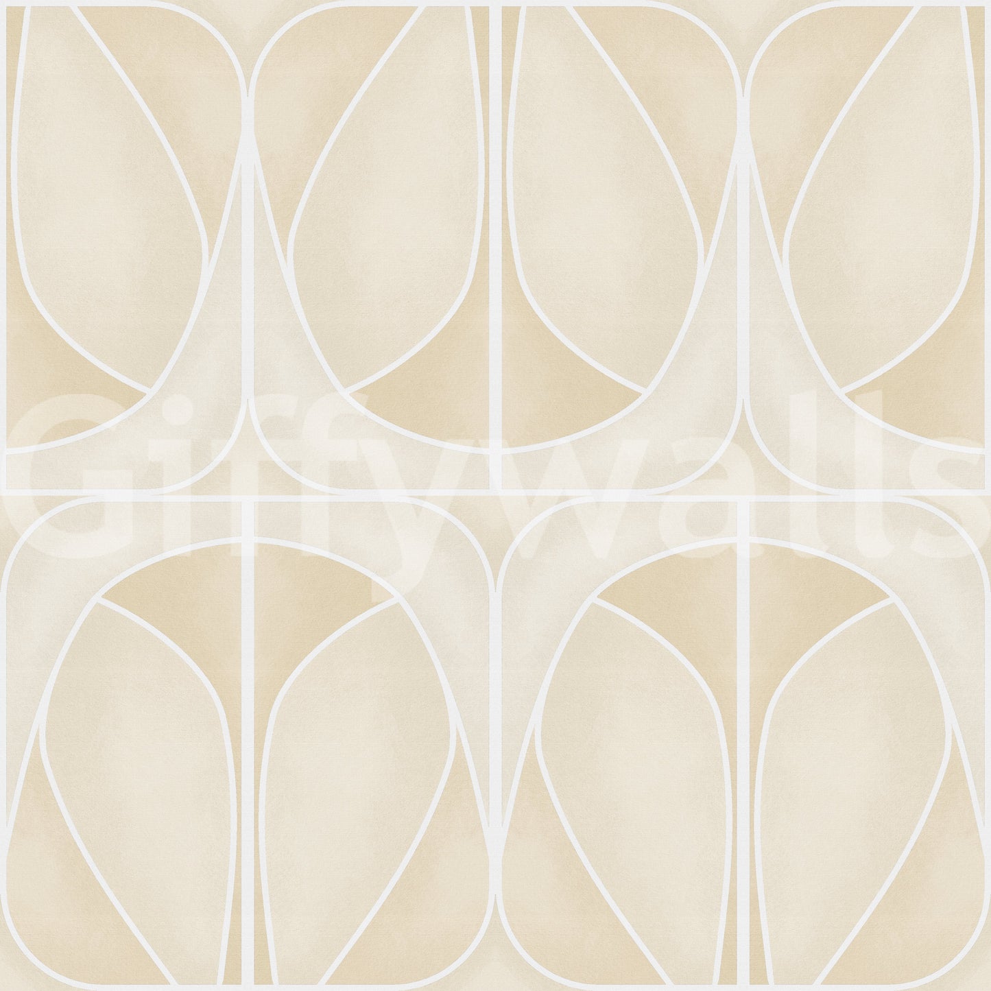Softy Dèco Geometries - Sand Charm Wallpaper