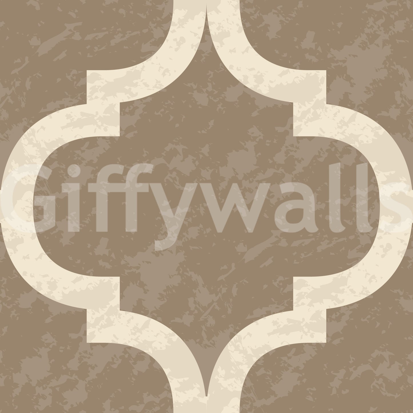 Moroccan Ogee - Burnished Brass Wallpaper