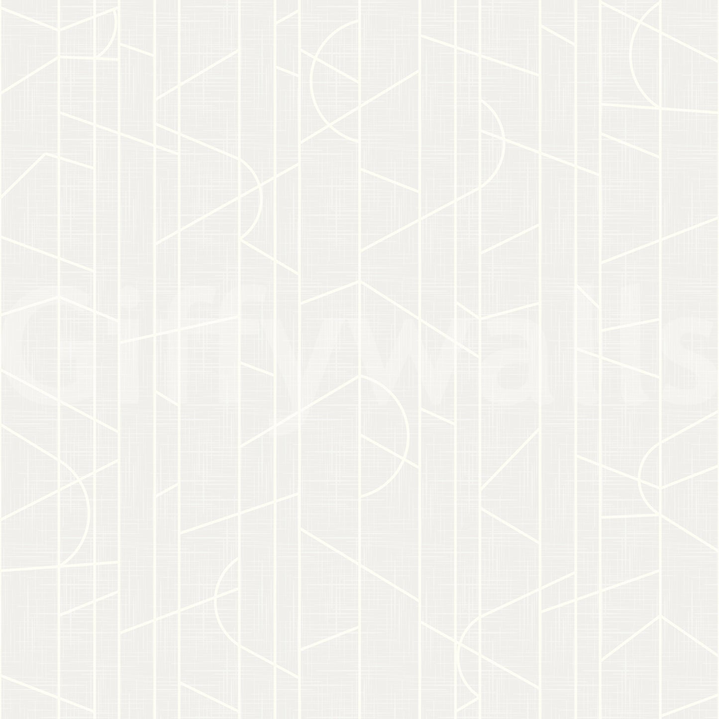 Elegant Lines Decor - Cloud Dancer Canvas Wallpaper