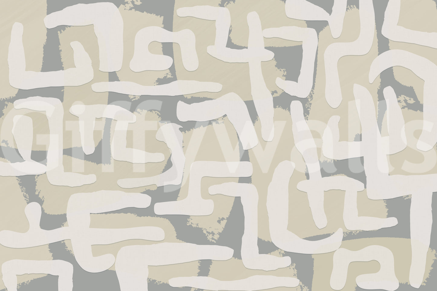 Abstract Terrain Wall Mural