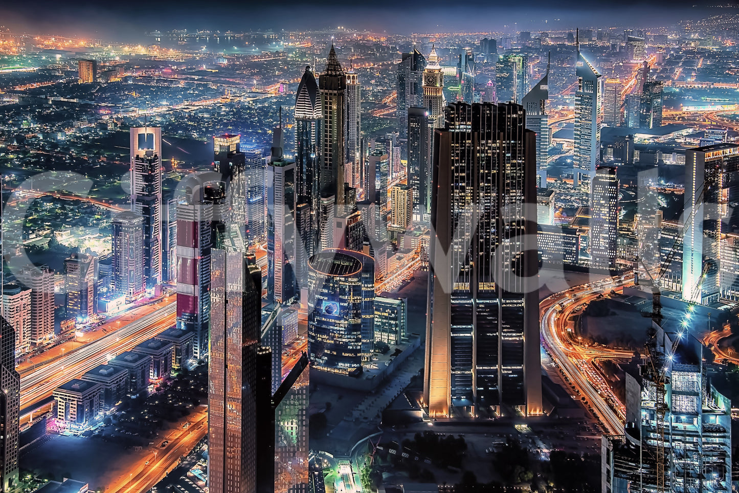 Dubai Nights Wall Mural