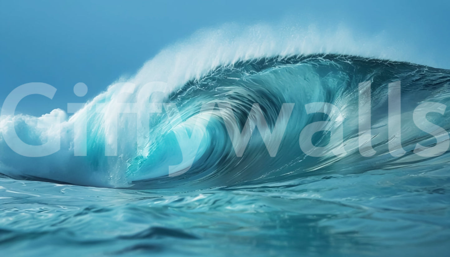 Ocean Wave Serenity Wall Mural
