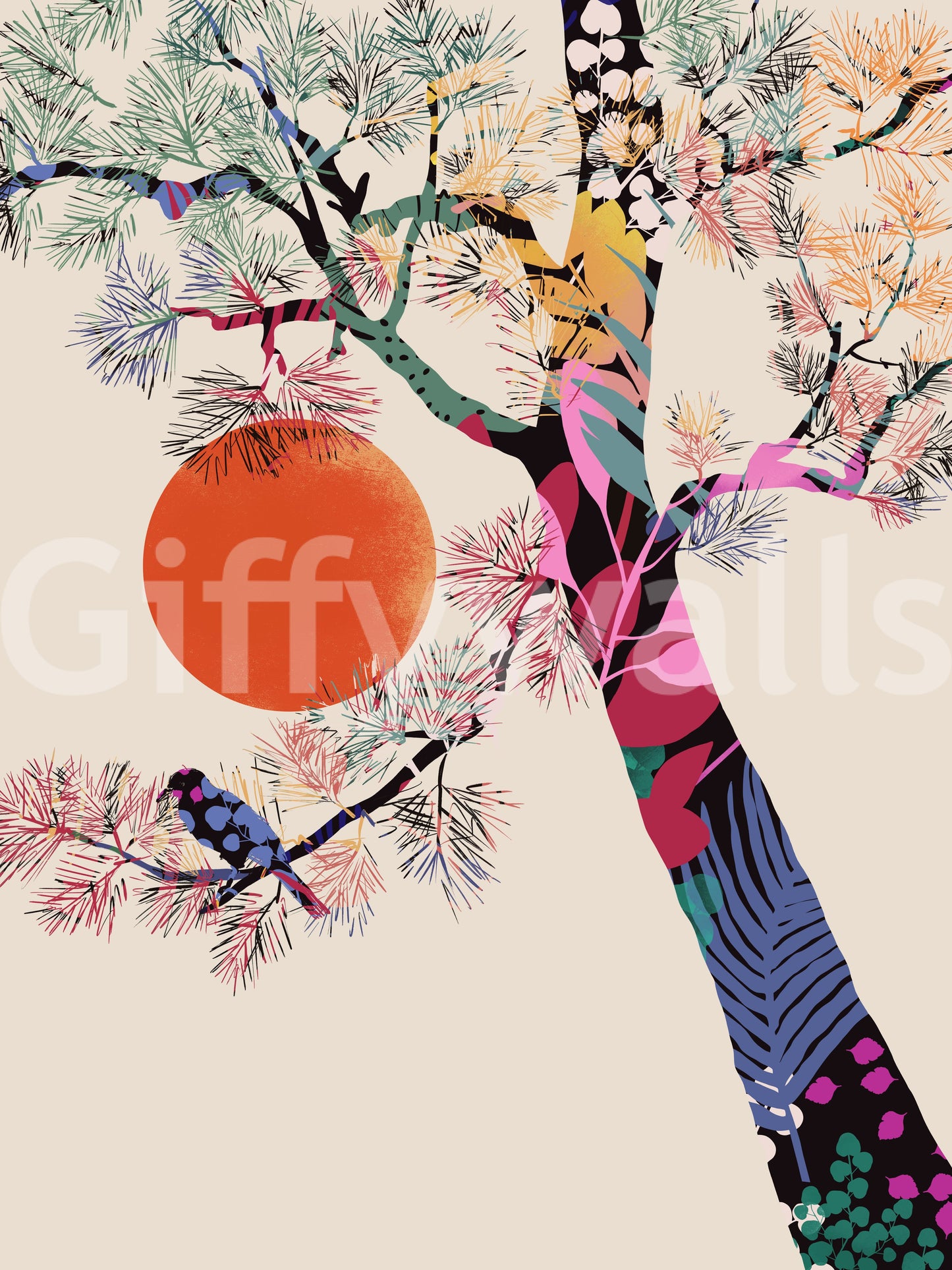 Japanese Summer Wall Mural