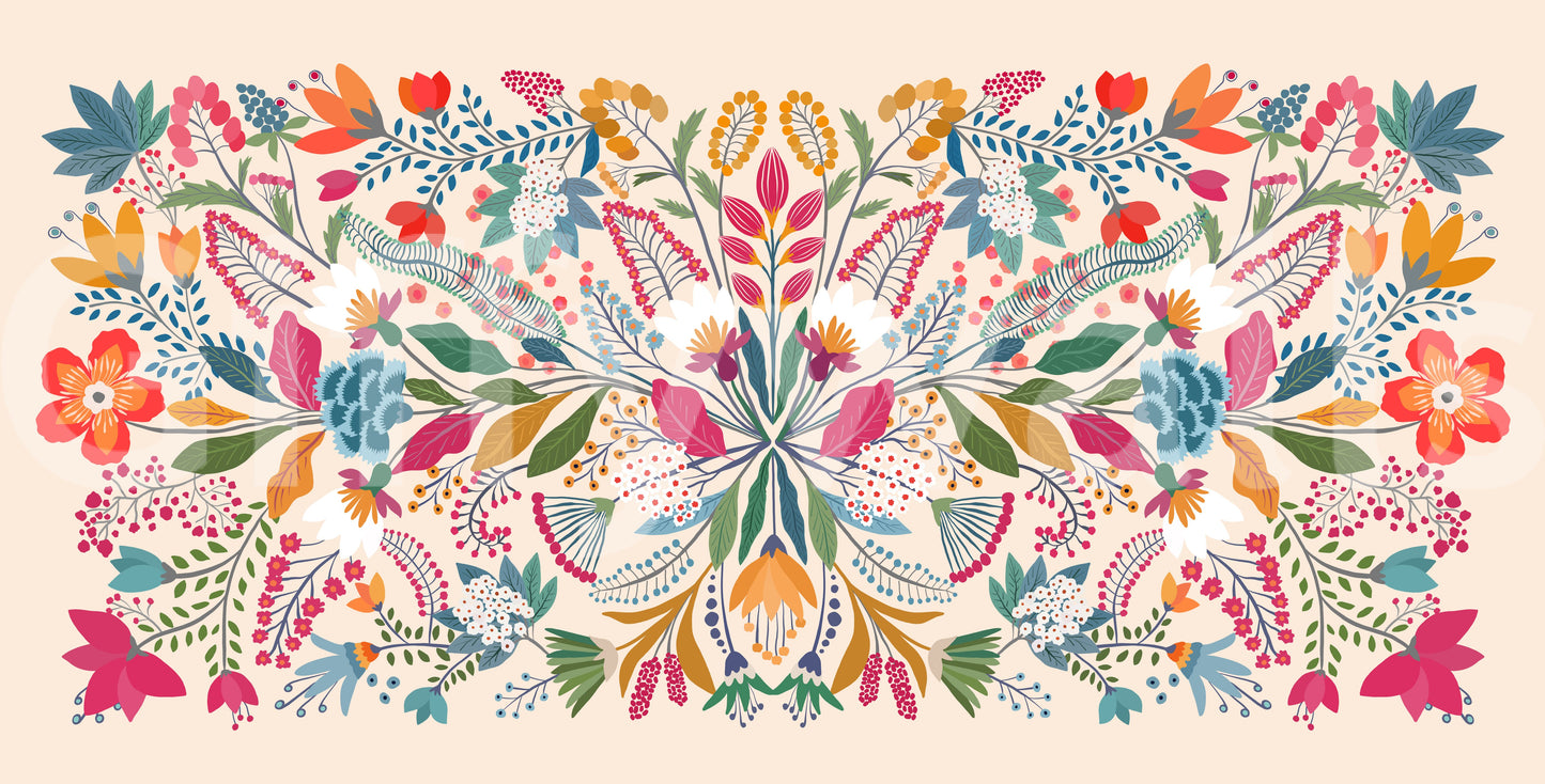 Fridas Gartenwandgemälde