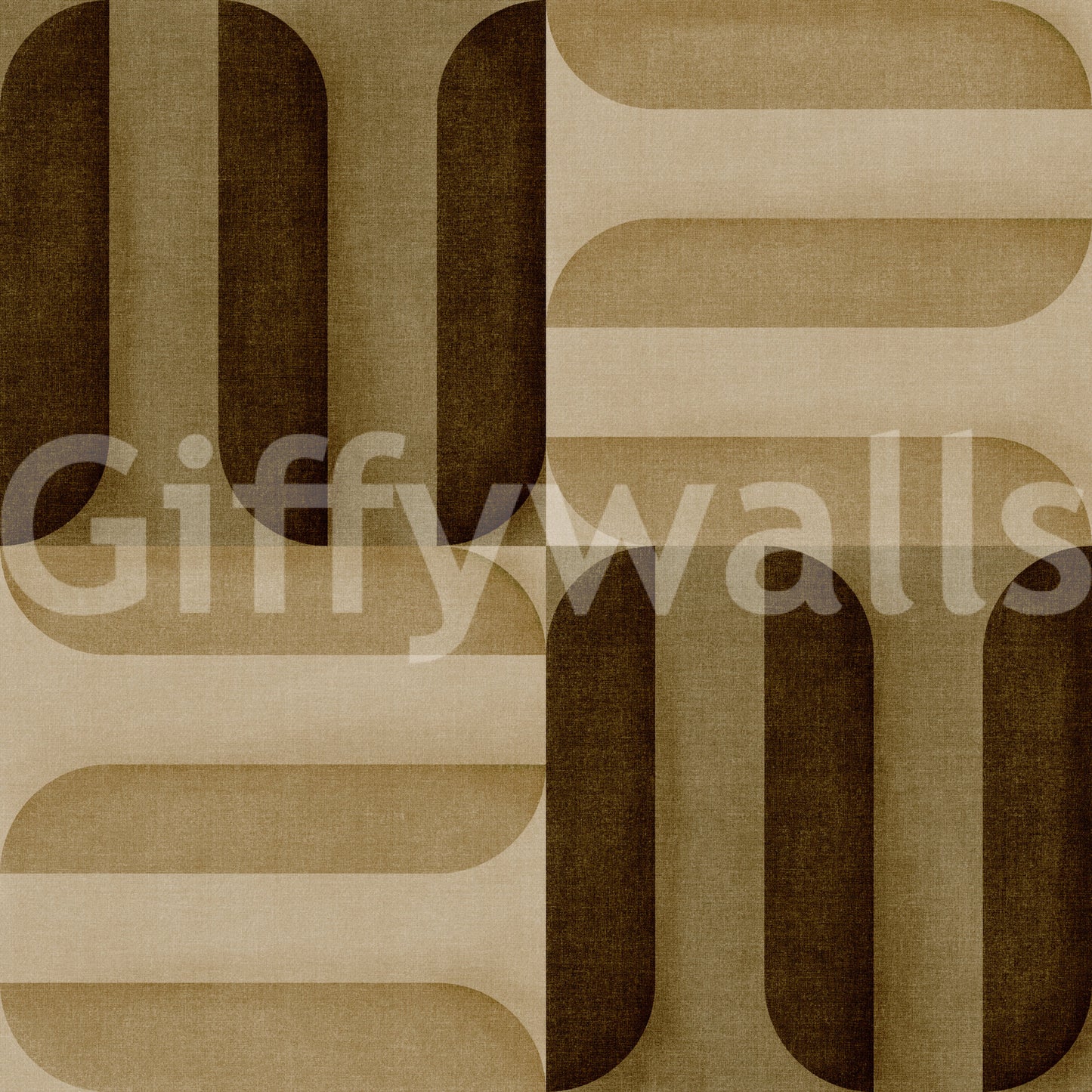 Modern Textured Signs Earthy Wallpaper