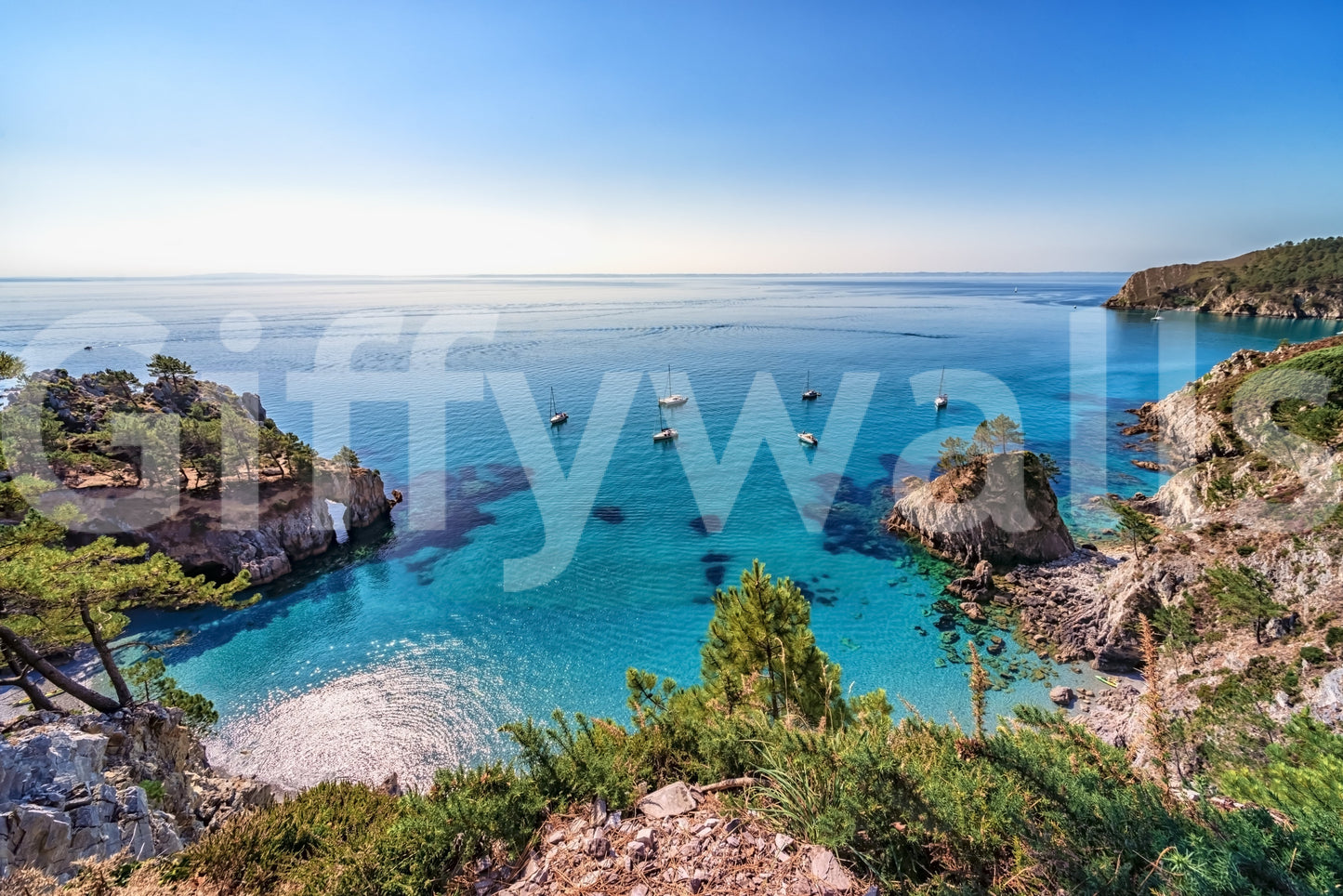 Turquoise Cove Escape Vægmaleri