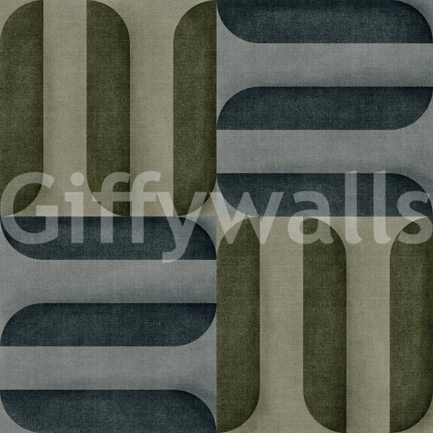 Carta da parati invernale con insegne moderne e strutturate