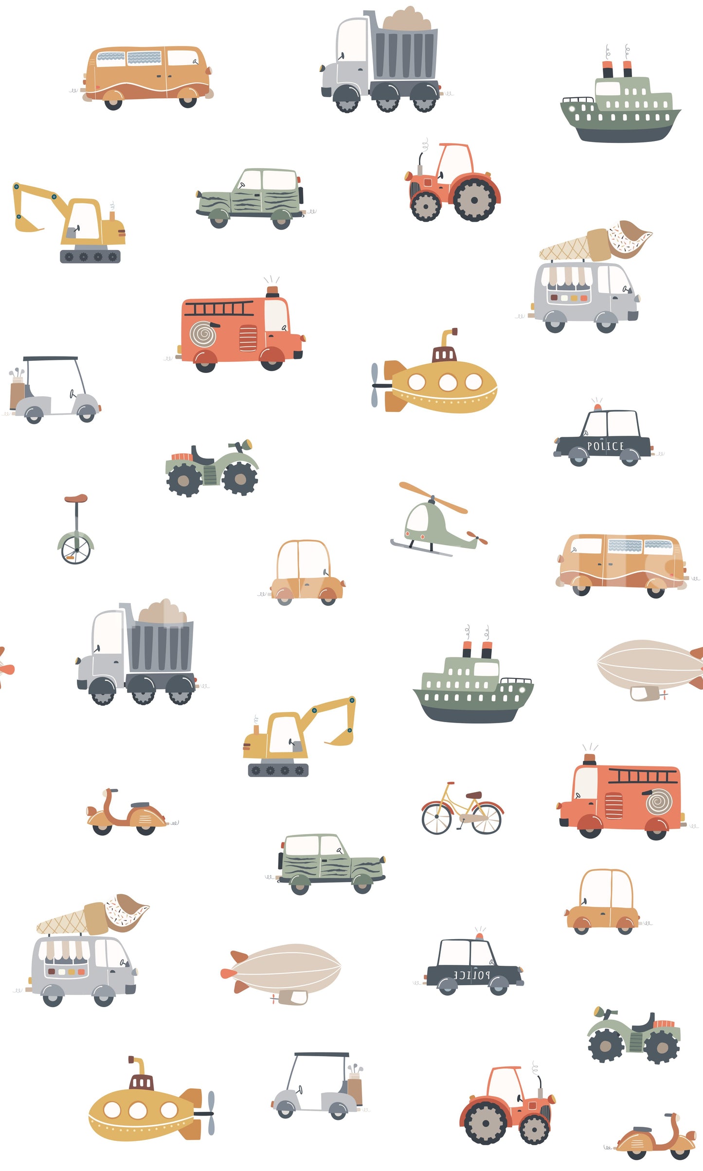 Transportation Fun Wallpaper