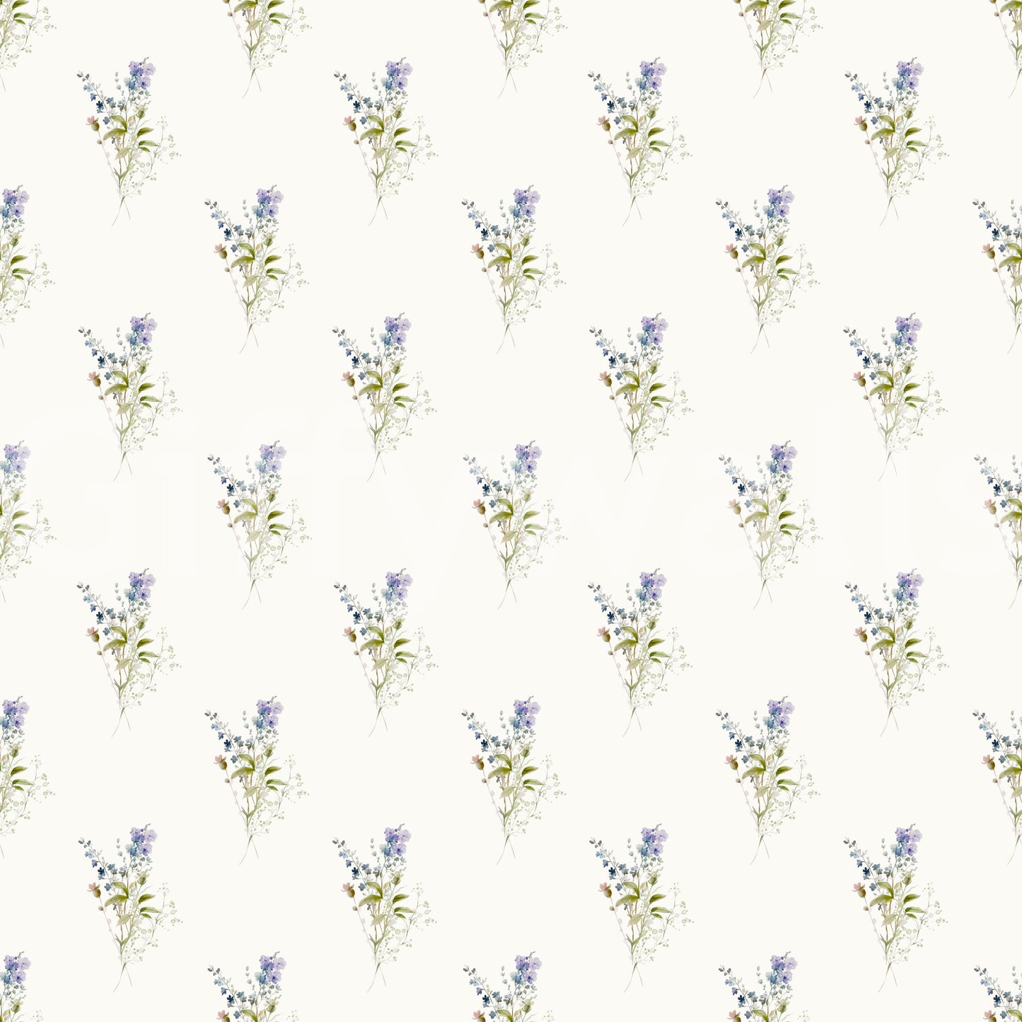 Vintage Floral Whispers Wallpaper
