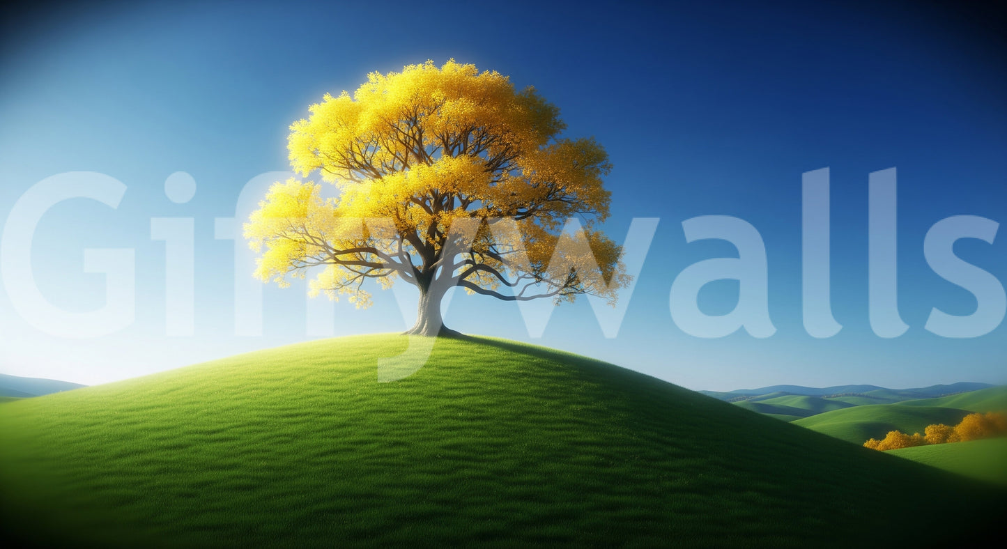 Mural de parede da árvore Lucent