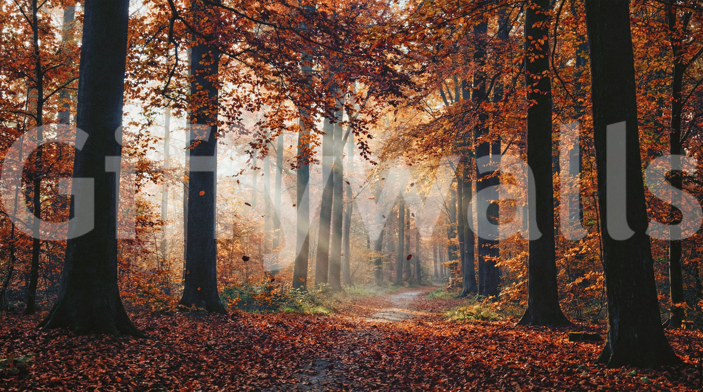 Autumn's Light Wall Mural
