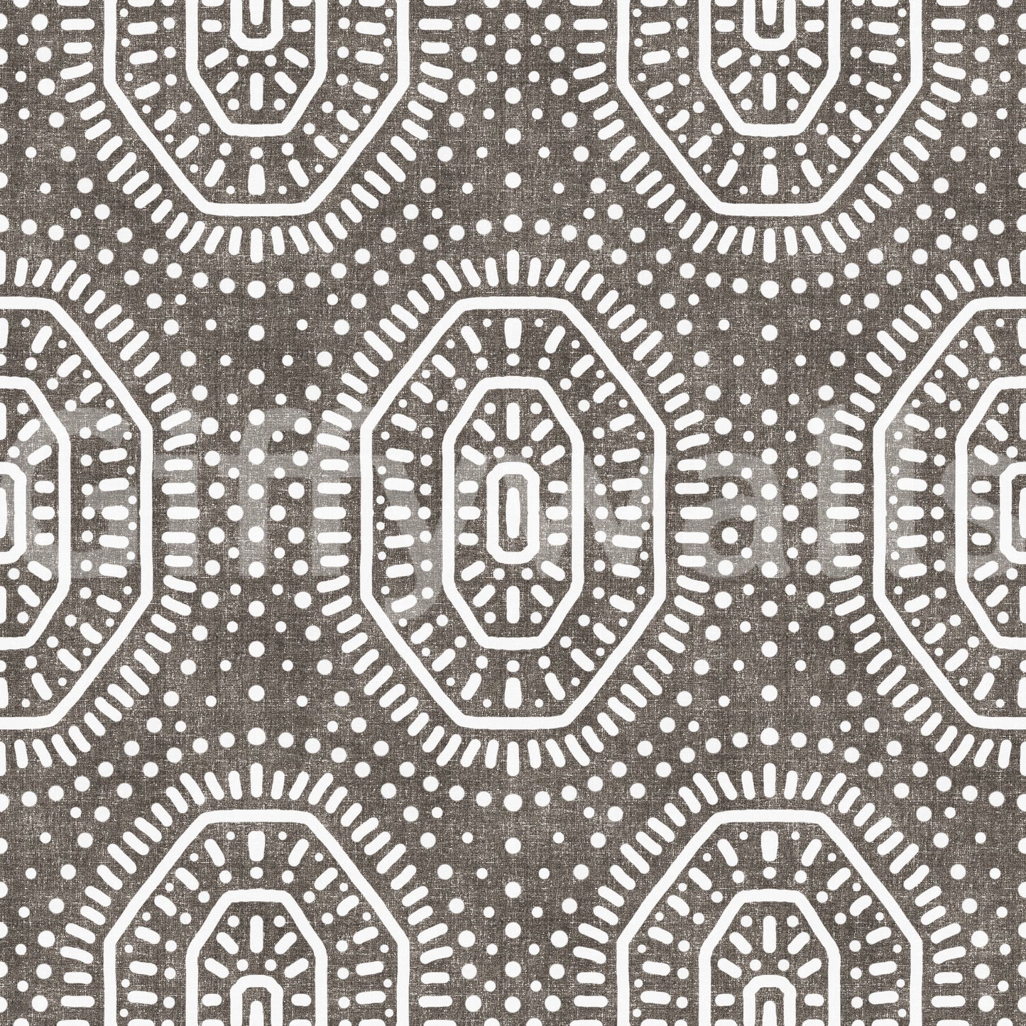 Tapet croșetat grunge cu scoarță închisă, model boho, octogone