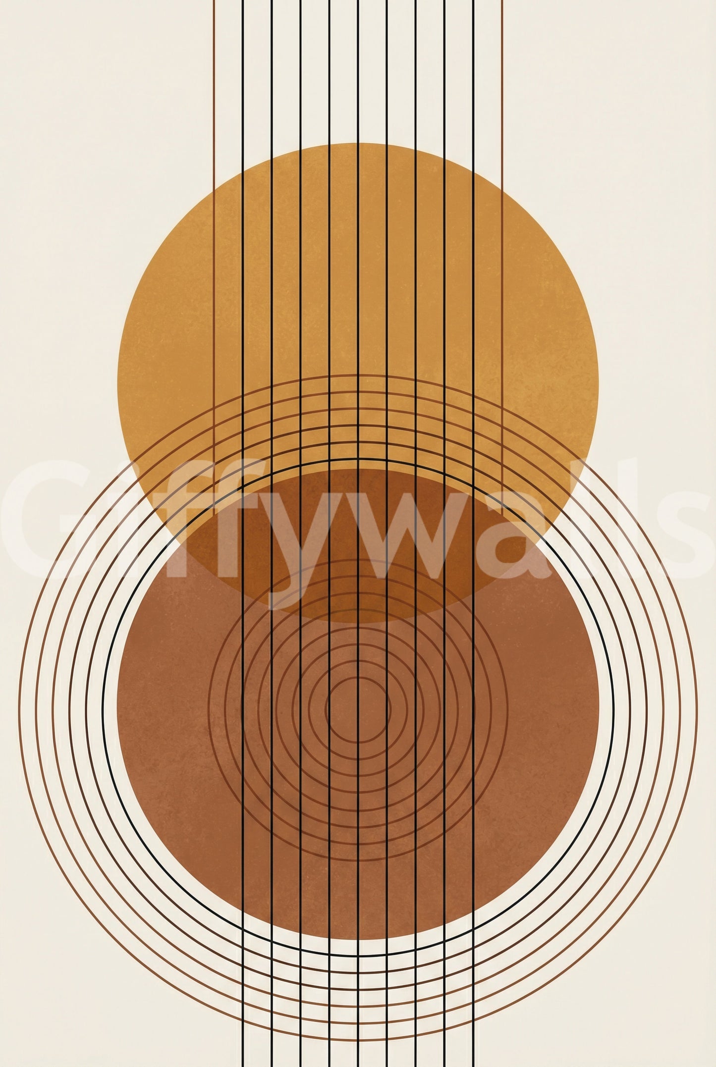 Fresque murale Harmonie Terreuse