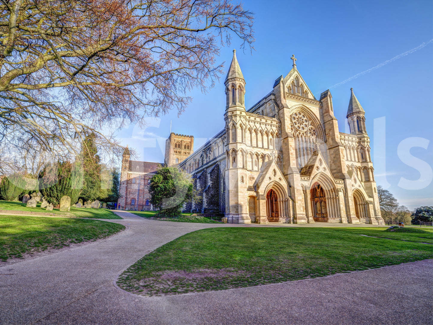 Murale della cattedrale di St Albance