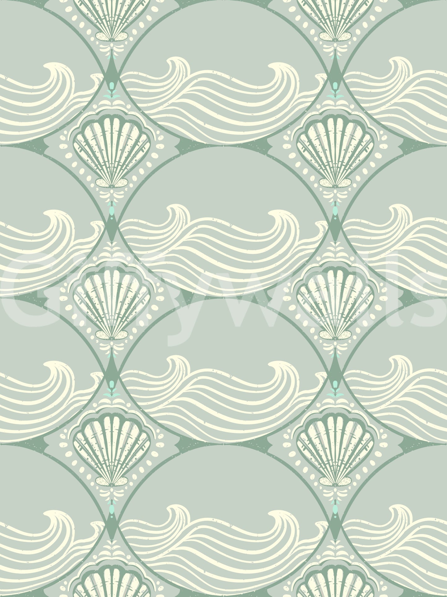 Papier peint Coastal Deco Serenity