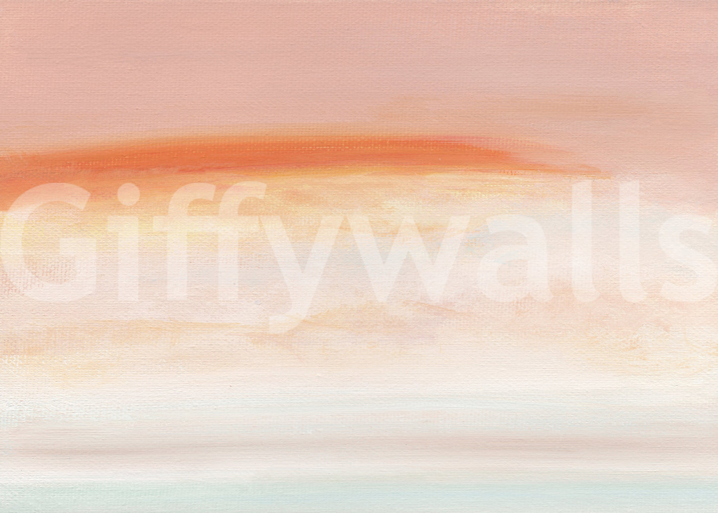 Morning Blush Canvas Wall Mural
