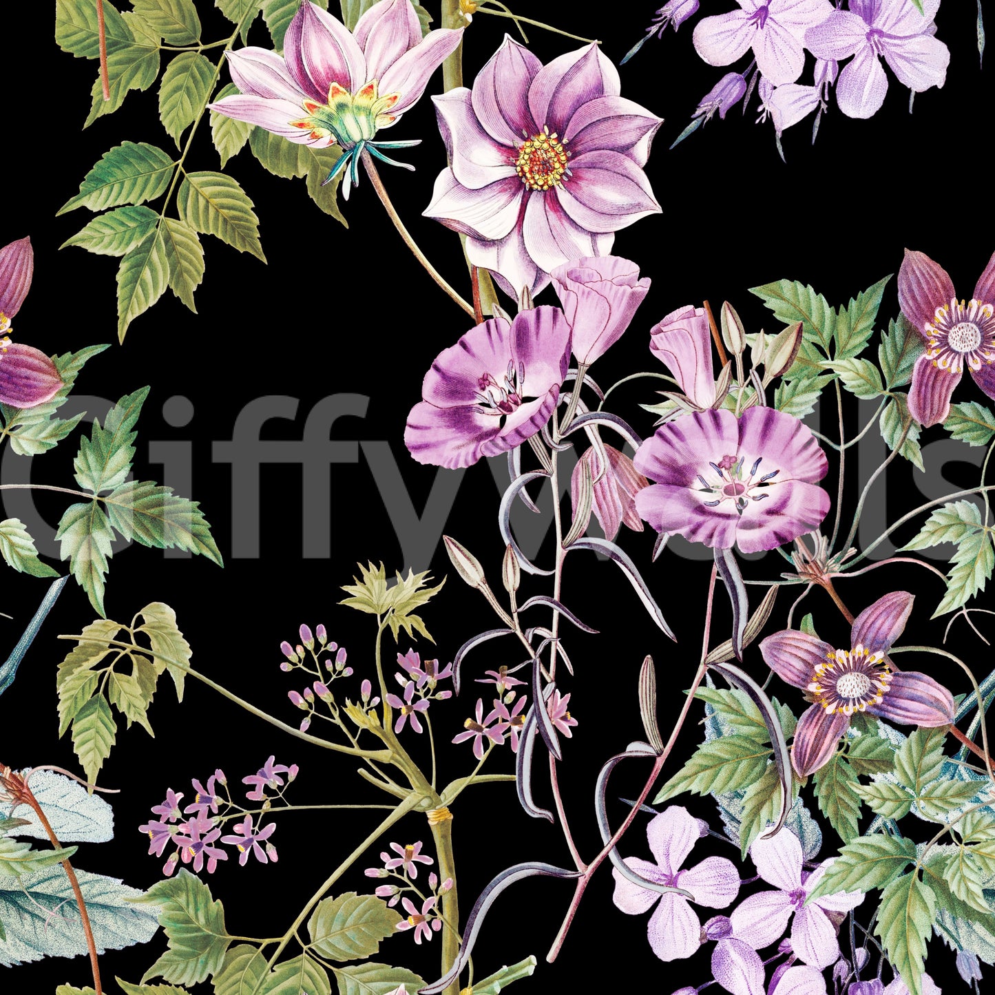 Papier peint Abrazo de vid victorien