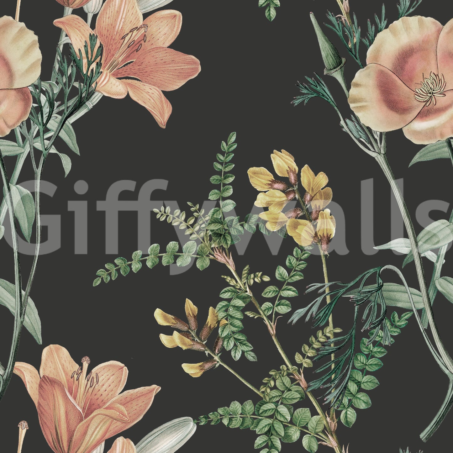 Papier peint Botánicos traditionnels