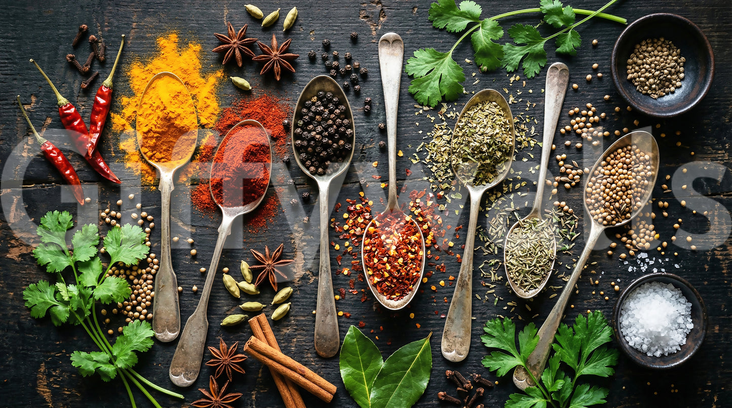 Murale da Parete Collezione Spezie Aromatiche