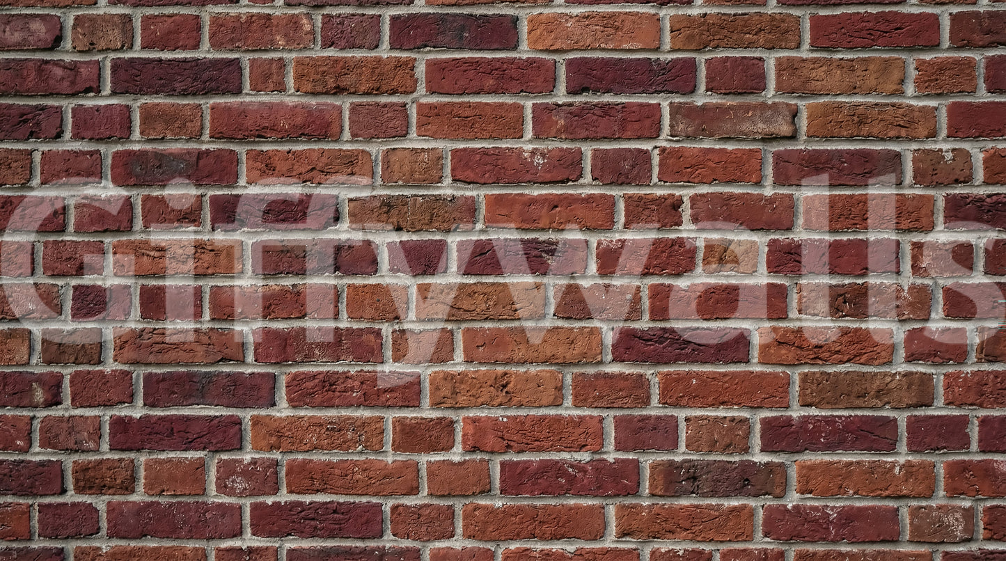 Carta da parati murale con texture di mattoni rustici