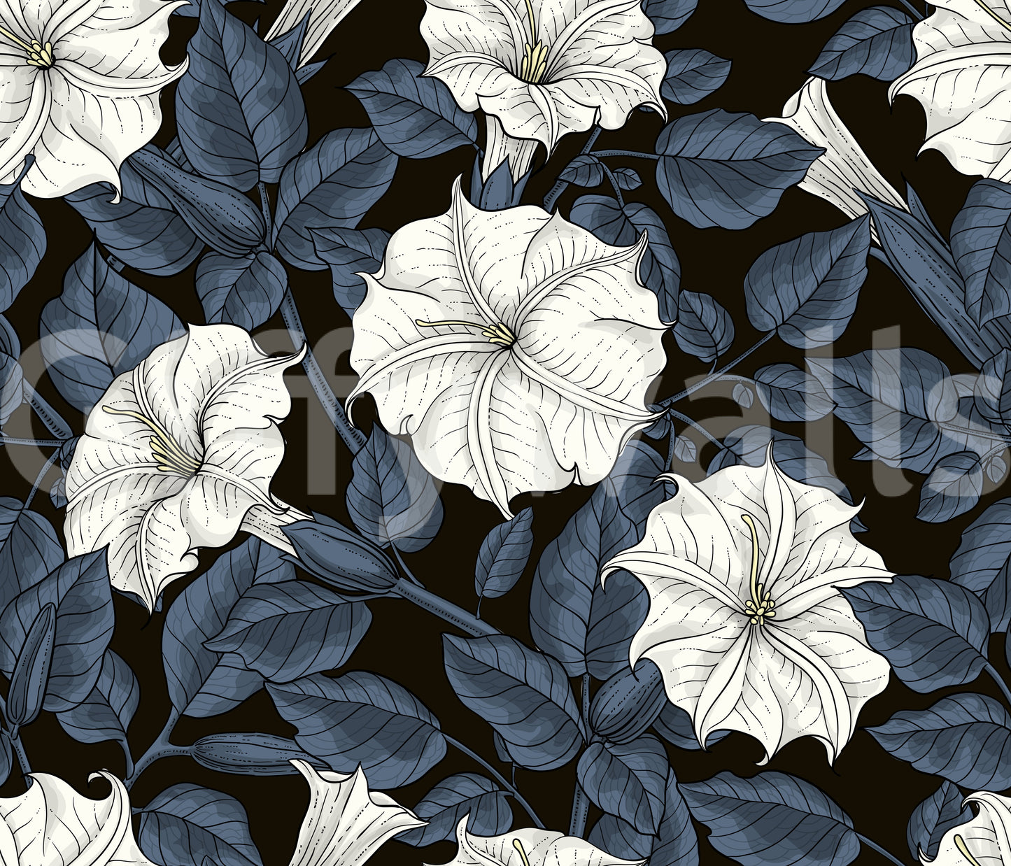 Tapeta Moonflowers
