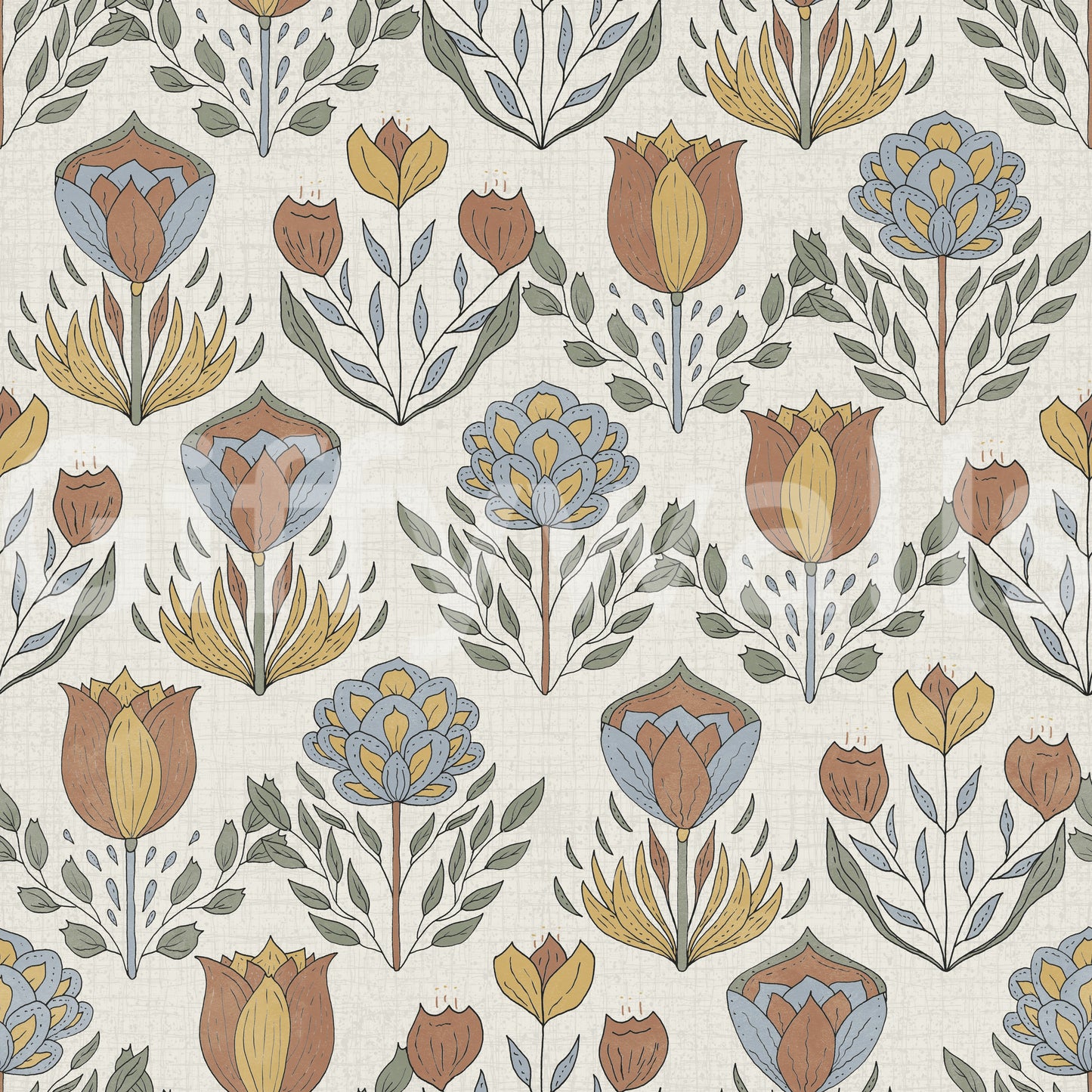 Nordic Folk Bloom -tapetti