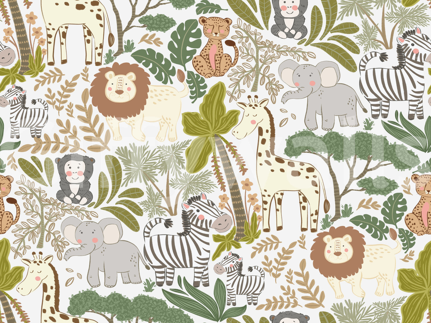 Safari Friends lekfulla djungeltapet