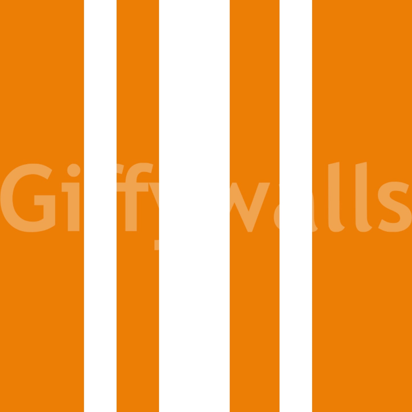 Modern retro wallpaper using orange vertical bands and simple spacing