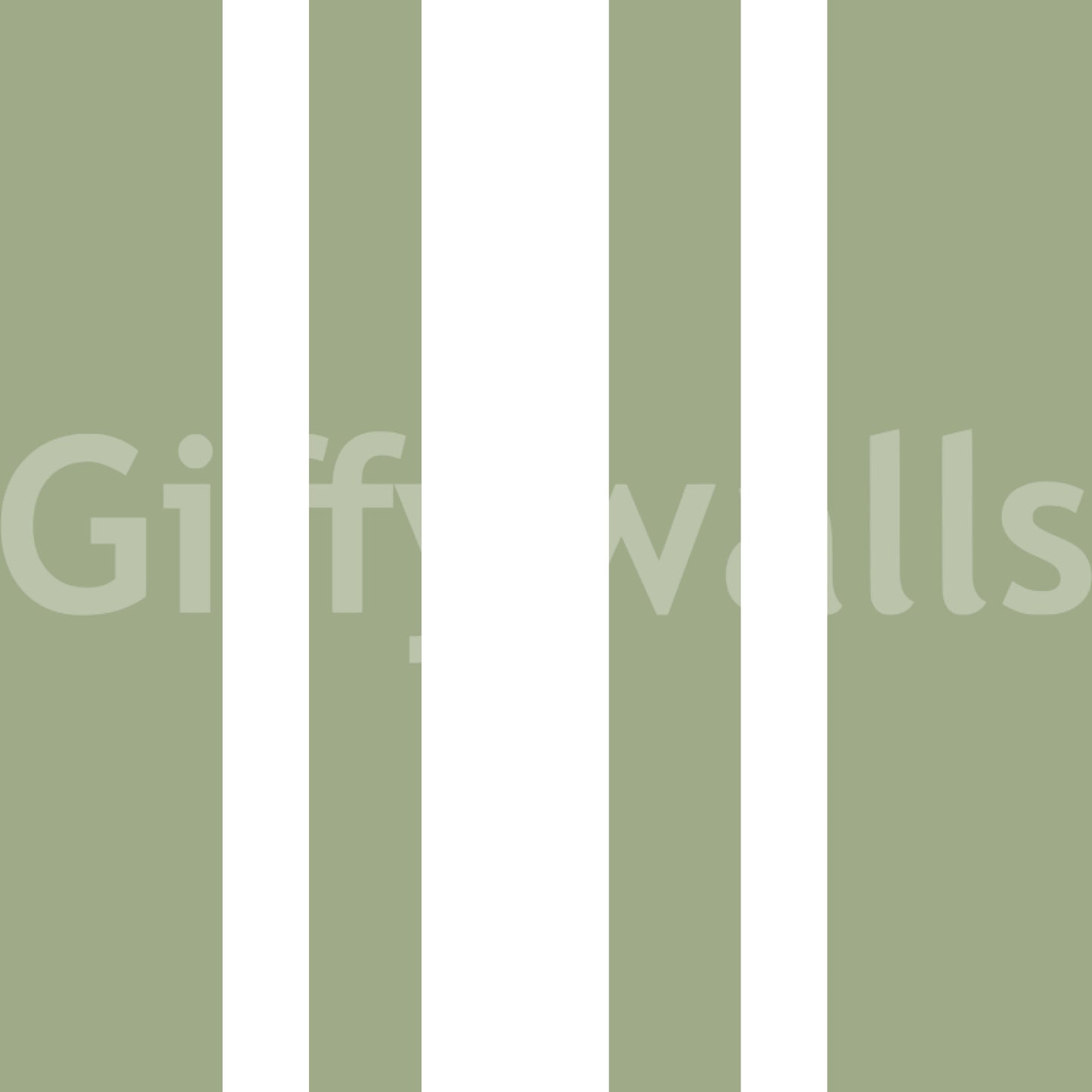 Fresh vertical Sage Green wallpaper pairs bands with bright white lines