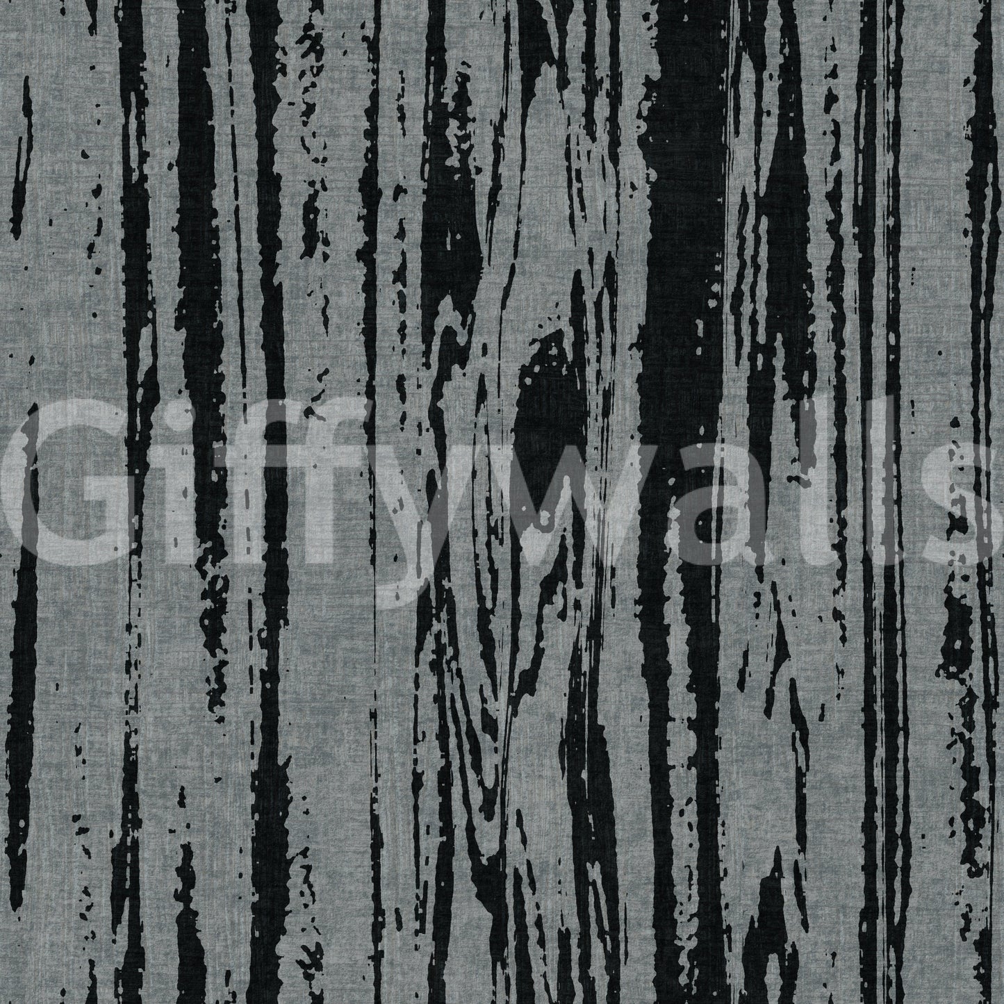 Carta da parati moderna con venature astratte in legno e linee organiche grigio carbone