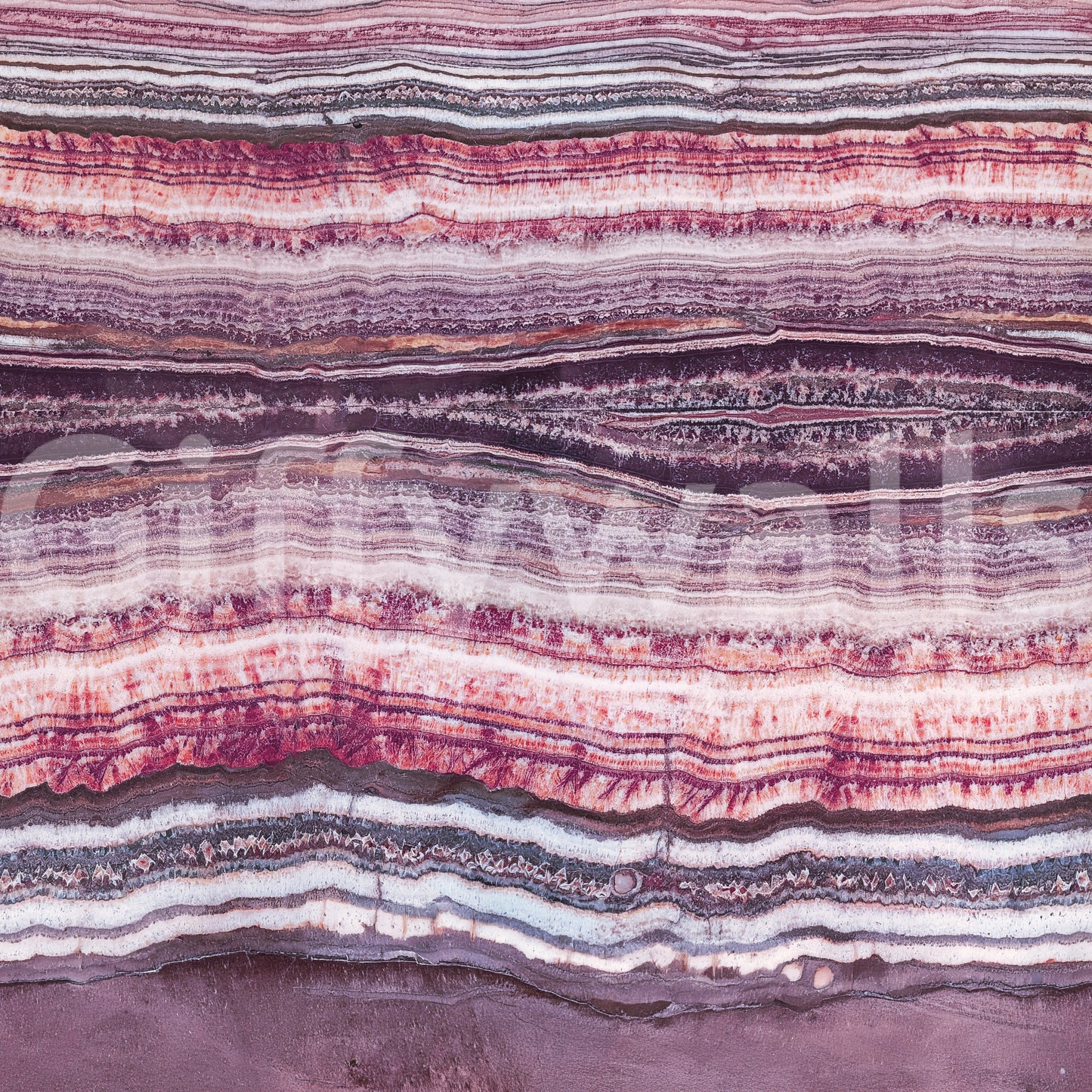 Crimson & Amethyst Strata Wandbild