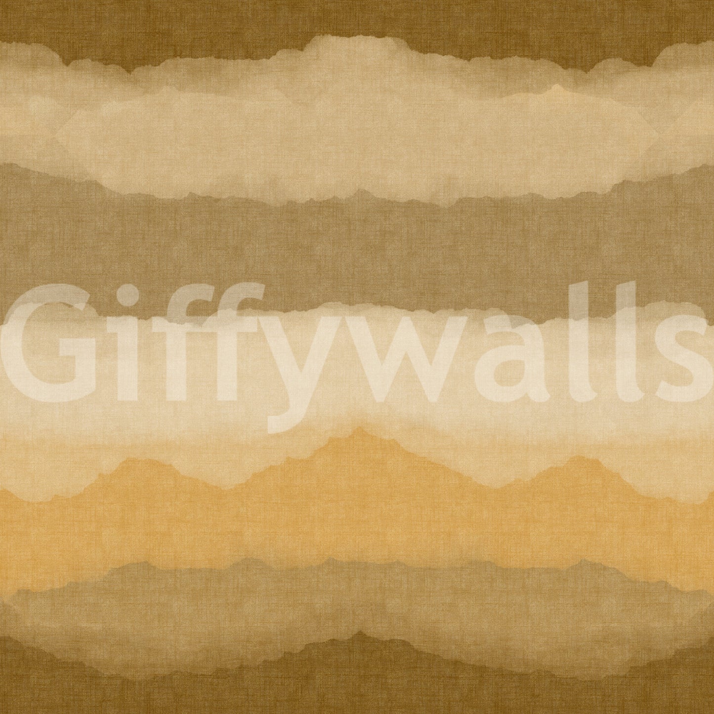 Papier peint Horizon peint Ocre Relax