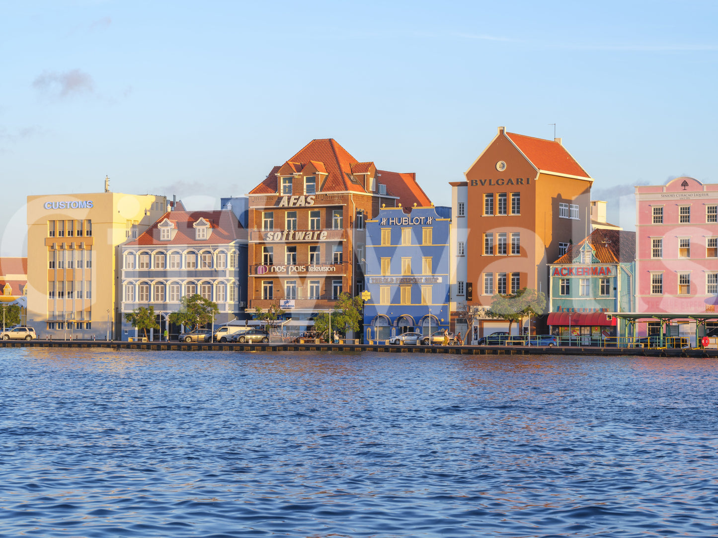 Harbor Hues fra Willemstad Vægmaleri