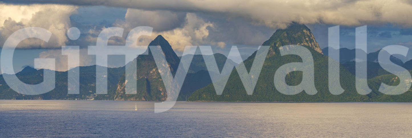 Karibische Majestät: Pitons Serenity Wandbild