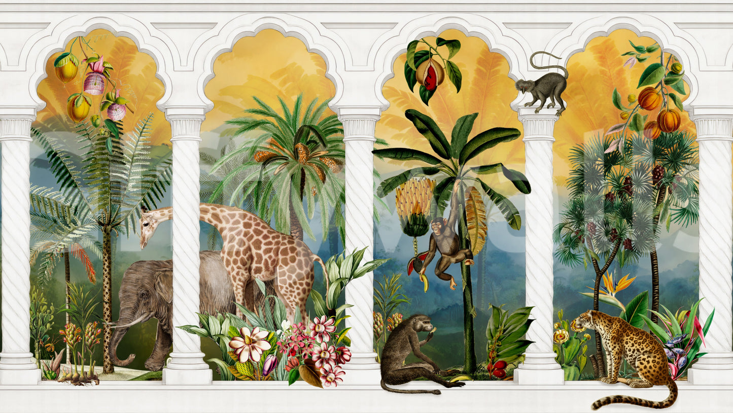 Imperial Arches Tropical Safari Wandbild Wandbild