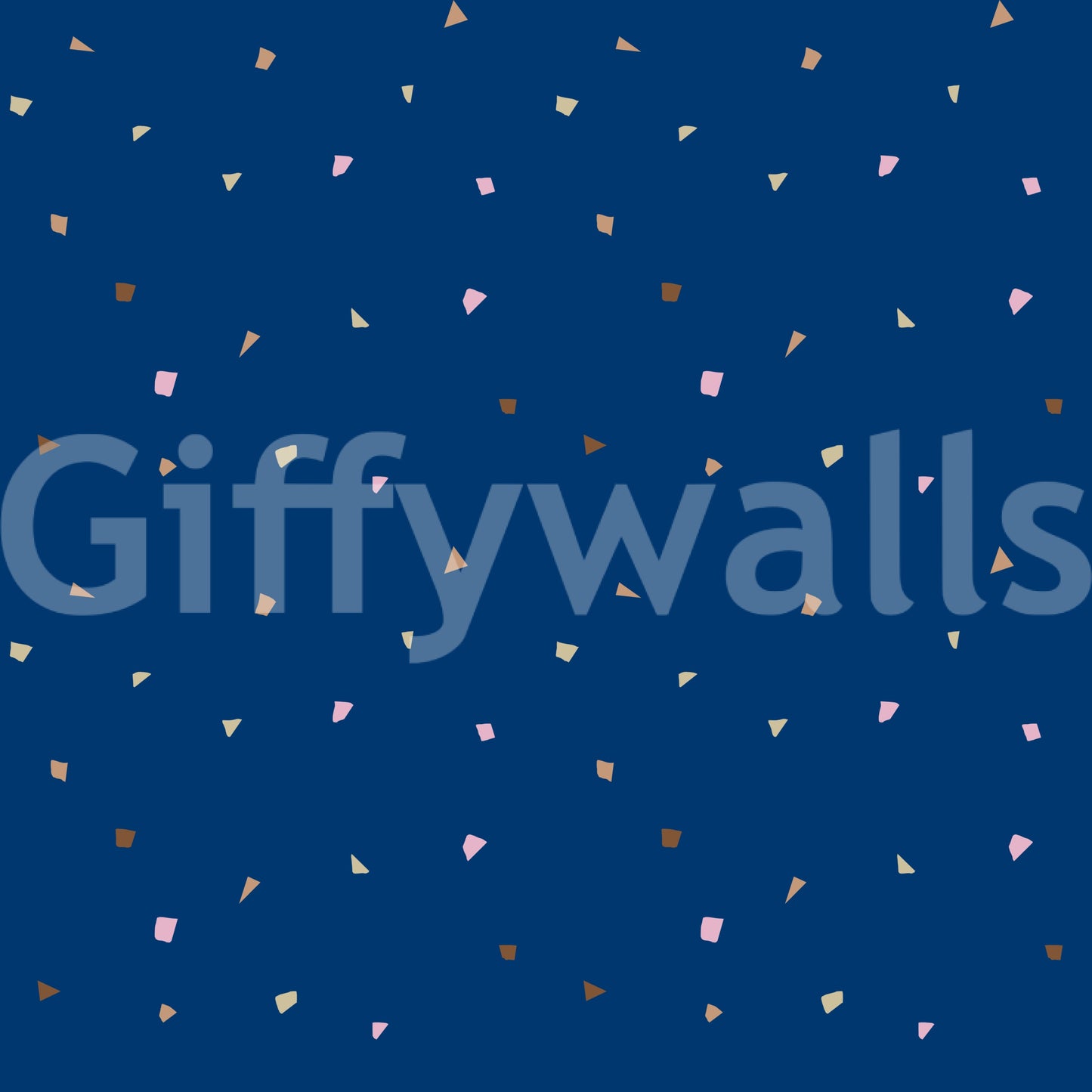 Midnight Confetti Terrazzo Tapete