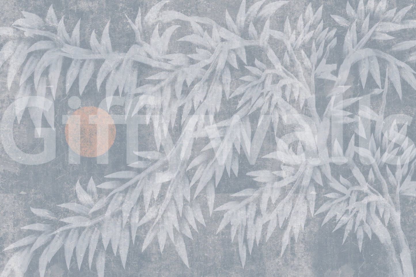 Serene Bamboo and Rising Sun Wall Mural