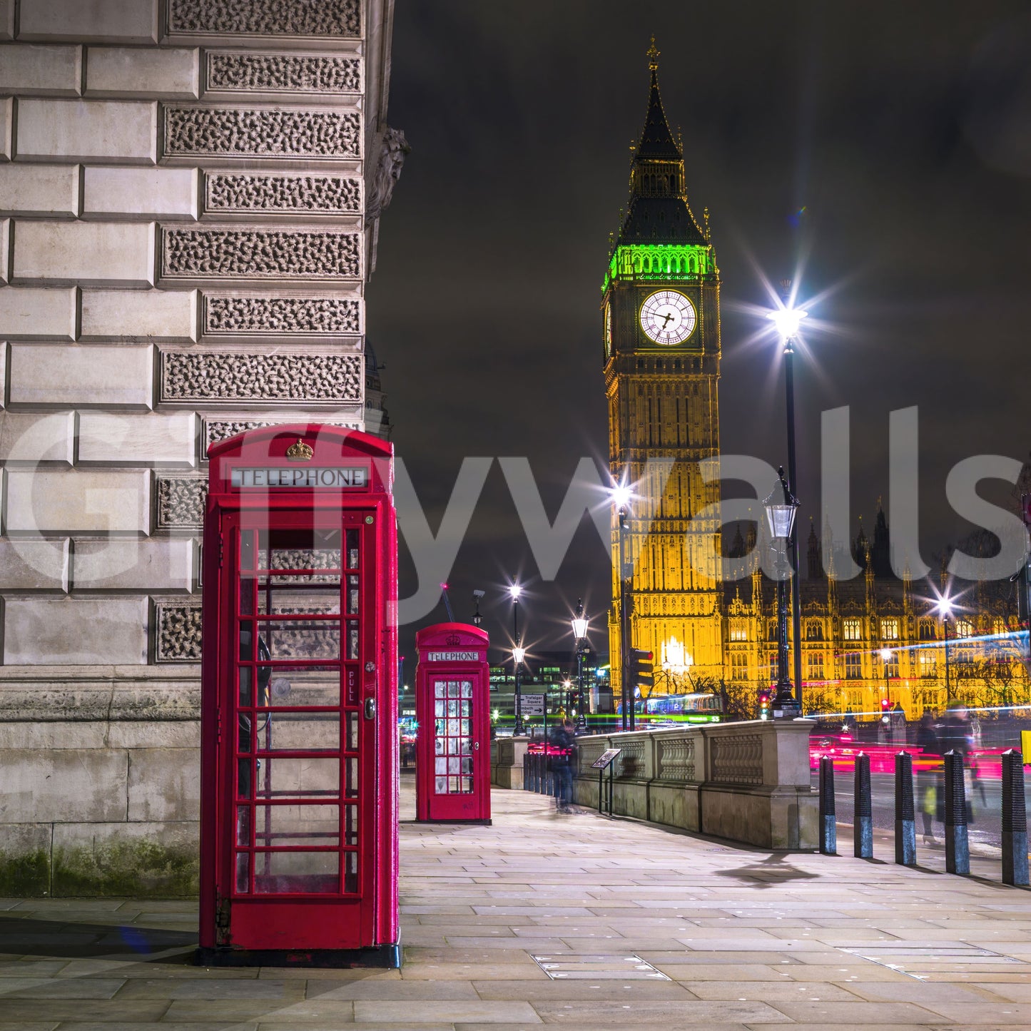 Midnight in London Wall Mural