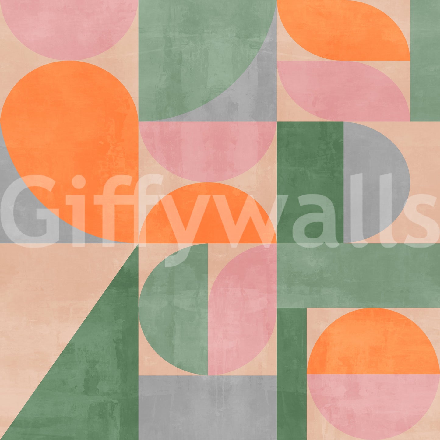 Moderne geometrische Bögen Wandbild