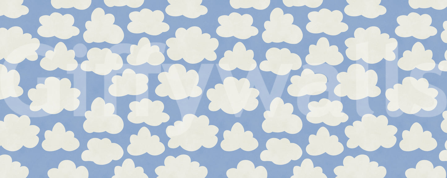 Wandbild mit verträumtem Himmel und Wolkenmuster