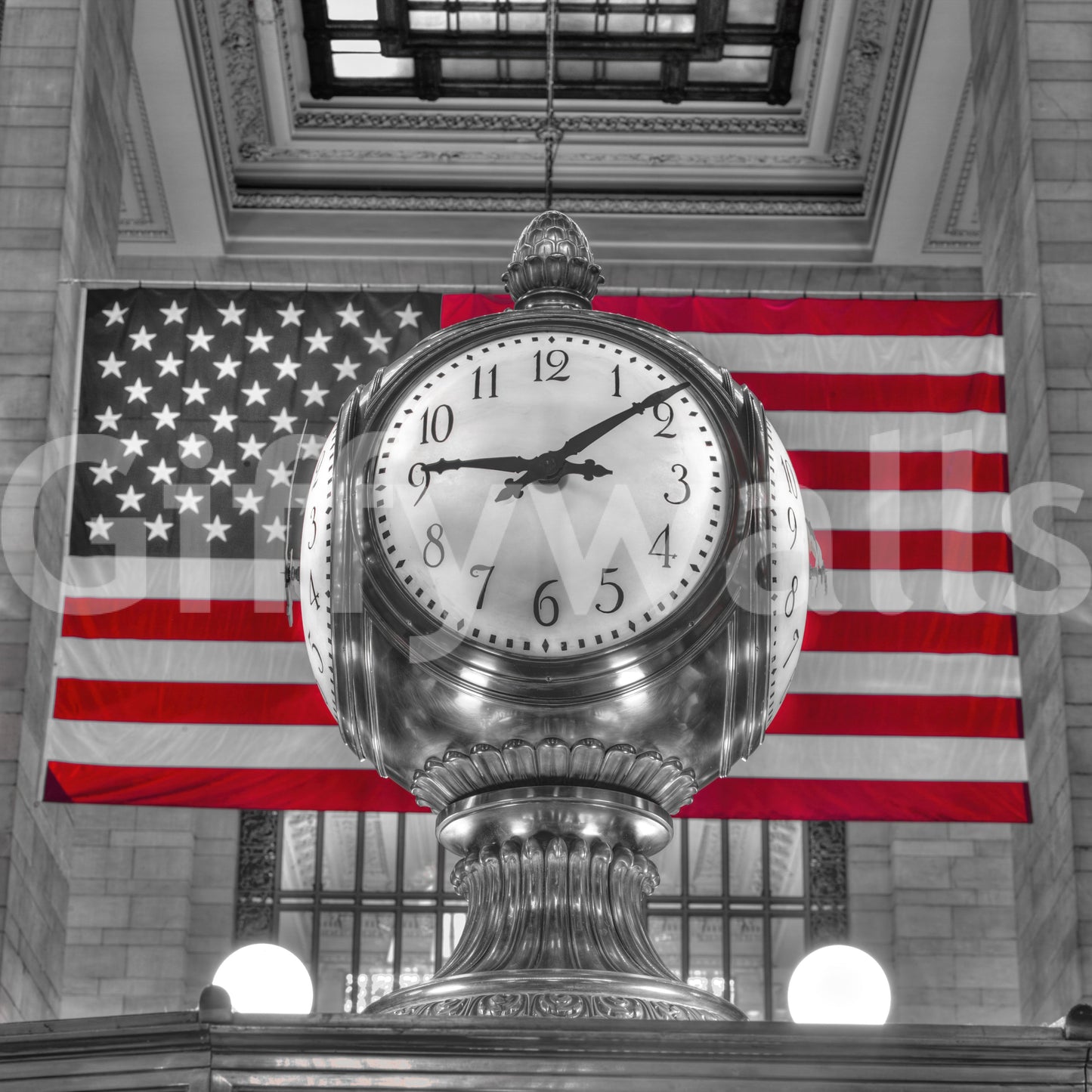 Iconic Grand Terminal Timepiece Wall Mural
